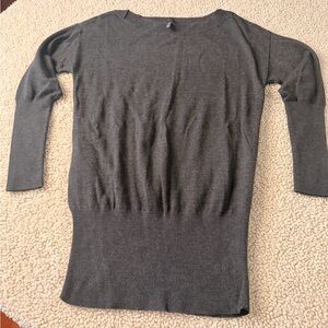 White House Black Market Charcoal Tunic